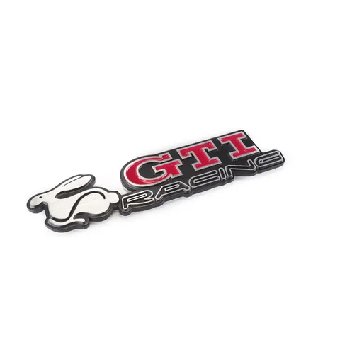 GTI Racing Yazılı Araç Arma Metal Sticker - Arma & Sticker