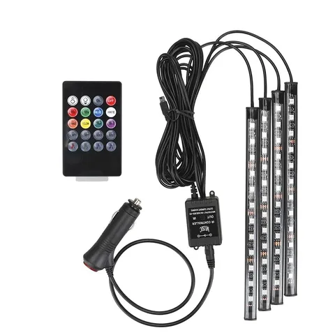 Araç Ayak Altı Atmosfer Rgb 12 Led - Ayak Altı LED