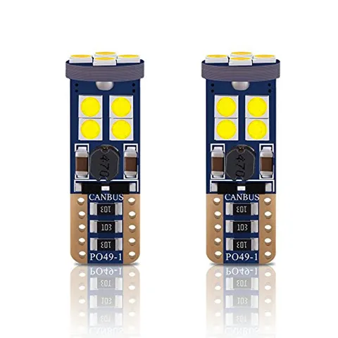 T10 Dipsiz Canbuslu Park Ampulü 12’Ledli – Beyaz - Park LED