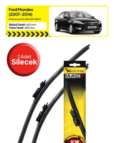 Vette Multifit Ford Mondeo Ön Silecek Takımı (2007-2014) - Araca Özel Ön Silecek TAKIM
