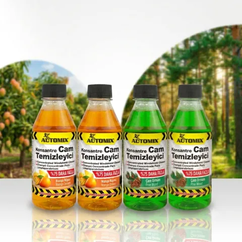 Automix Konsantre Cam Temizleyici 4lü Paket - 400 ML - Silecek Suyu