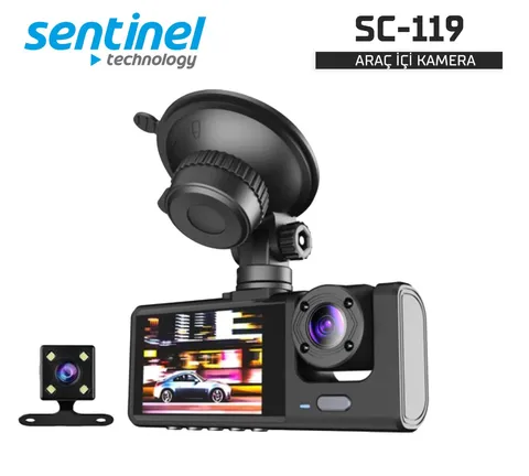 Senti̇nel Kayıt Ci̇hazı 3 Kameralı