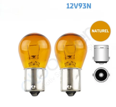 NATUREL AMBER P21W BA15S Ampül Cam Turuncu / 1 Adet - Park Ampulü