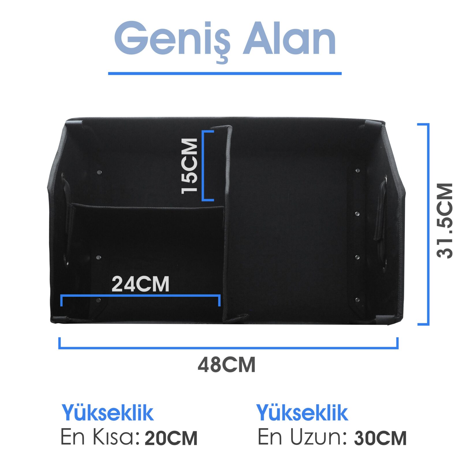 bagaj-cantasi - Buda Deri Araç Bagaj Çantası / Hexagon Araç Organizer