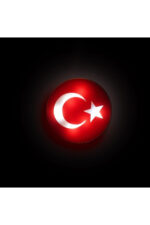 oto-aydinlatma-elektrik - Araç Ön Panjur Türk Bayraklı Işıklı 3D Pleksi