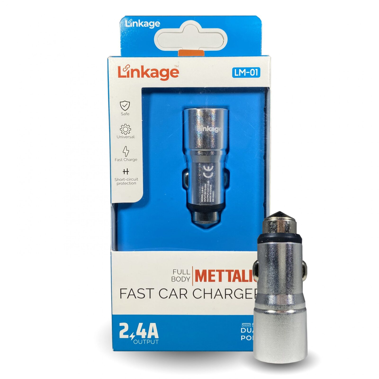 direksiyon kılıfı - Linkage Usb Soketli Çakmaklık Şarj Aleti 2.4A