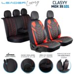 binek - Leader CLASYY NAKIŞLI KOMPLE DERİ / Universal Oto Koltuk Kılıfı