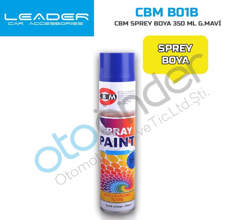 Boyalar - CBM SPREY BOYA 350ML / MAVİ | OTOPIST