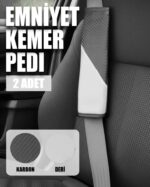 kemer-kilifi - ComfortDrive Emniyet Kemer Pedi Seti - Boyun ve Omuz Koruyucu Kemer Pedi 2li Paket