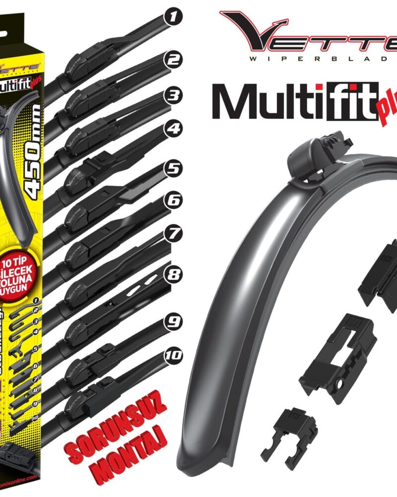 araç sileceği - Vette Plus Multifit Silecek 510 Mm / 1 Adet