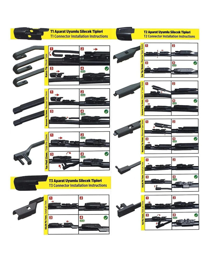 araç sileceği - Vette Plus Multifit Silecek 710 Mm / 1 Adet