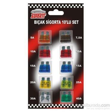 sigorta - Mini Bakır Bıçak Sigorta 11 X 17 Mm 10 Lu