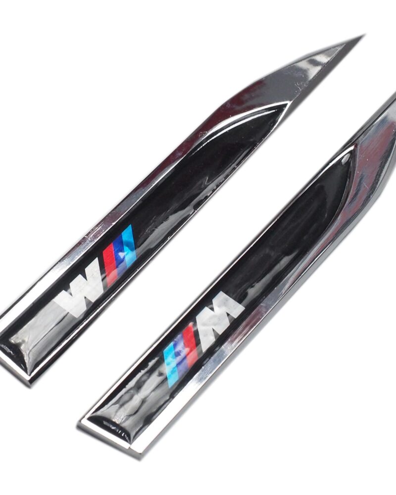 Arma-sticker - Nikel Kırmızı Gümüş Bmw 3M Bıçak Model Oto Arma Sticker | OTOPIST