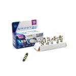 direksiyon kılıfı - Photon 12V Beyaz 9 Led 36Mm - C5W 10Lu
