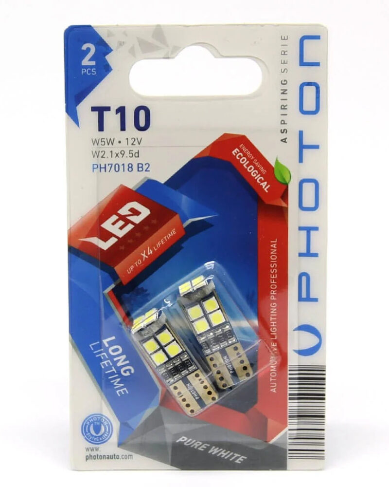 park-led - Photon T10 Beyaz Led - 12 Led Ultra Parlak Park-Aydınlatma Ampulü 7018 B2