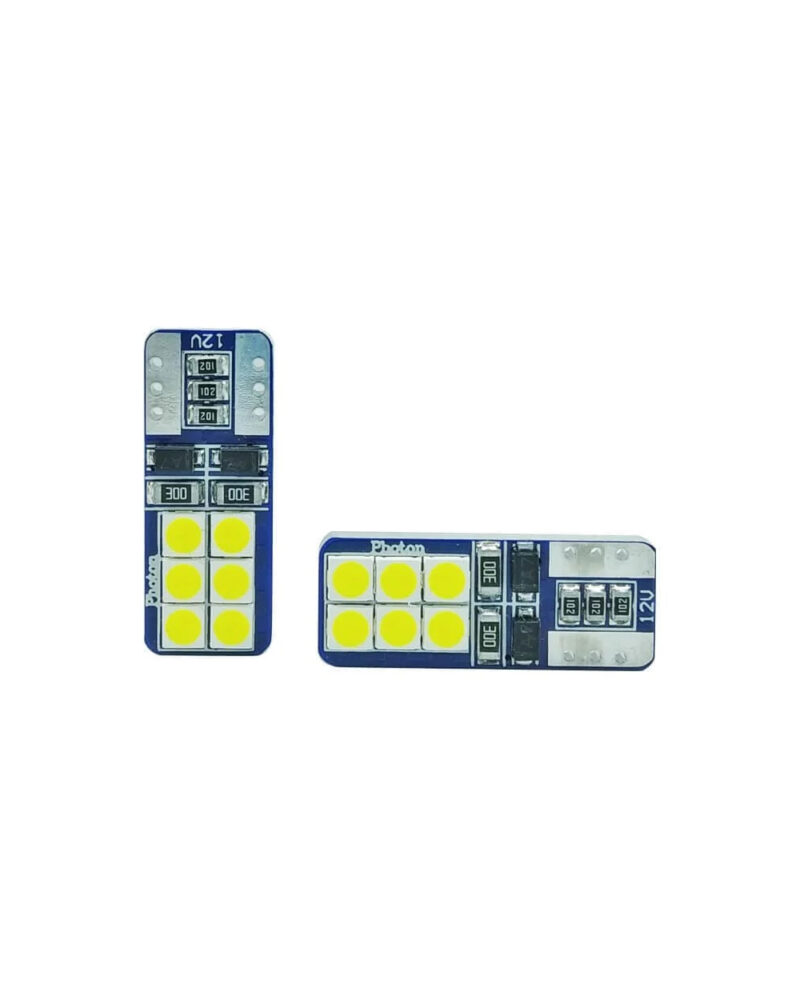 park-led - Photon 12V Beyaz Led - T10 W5W / 12Led 7020 B2