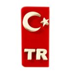 uncategorized - Araç Plakalık Kırmızı Tr Yazısı 2Li