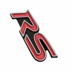 arma-sticker - Rs Yazılı Araç Arma Sticker / Metal 80 Mm X 23 Mm