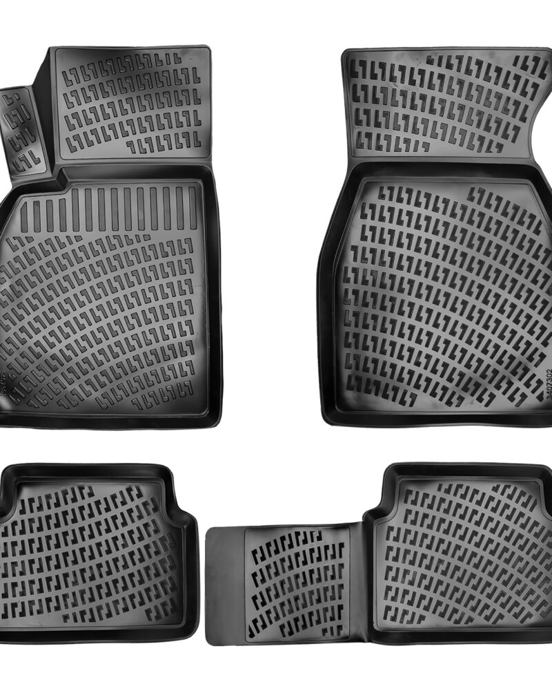 oto paspas - Rizline Renault Megane 2 04-10 / 3D Tam Uyumlu Havuzlu Paspas