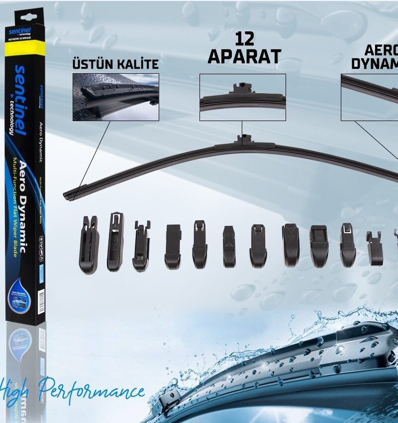 araç sileceği - Sentinel Universal Aparatlı Muz Silecek Süpürgesi - 660Mm / 1 Adet