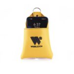 telefon tutucu - Araç İçi Telefon Tutucu - Organizer - Kese / Sarı / 12 CM X 17.5 CM