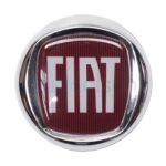 direksiyon kılıfı - Nikel Kırmızı Fiat Arma (Büyük) 12 Cm