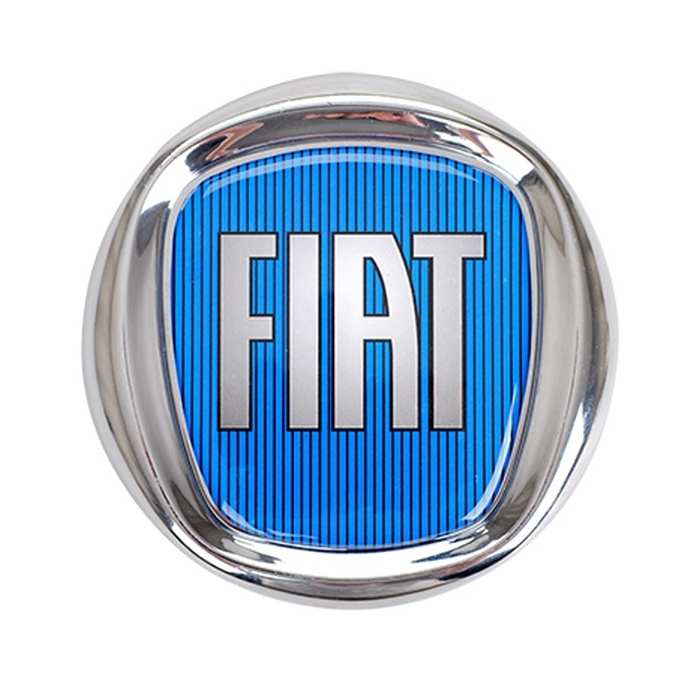 Arma-sticker - Nikel Kırmızı Fiat Arma Mavi (Büyük) 12 Cm | OTOPIST