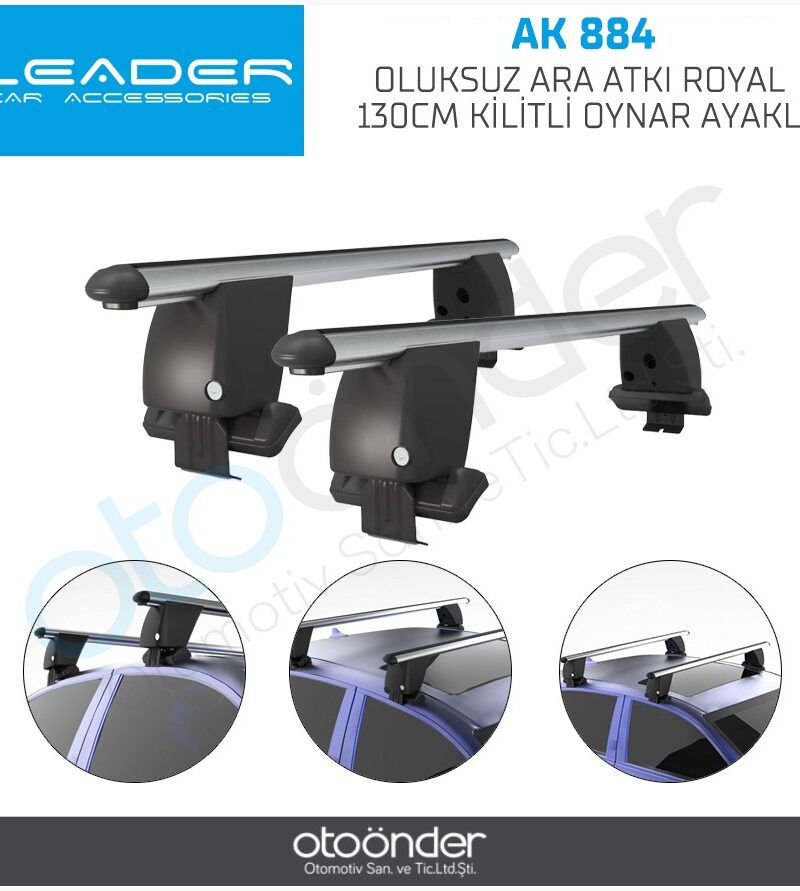 Port-bagaj - Leader Oluksuz Kilitli Oynar Ayaklı Port Bagaj Royal Ara Atkı 130Cm | OTOPIST