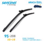 araç sileceği - Sentinel ÖN Silecek Takım - Ford Tourneo-Transıt Custom 2012 / 760mm 700mm