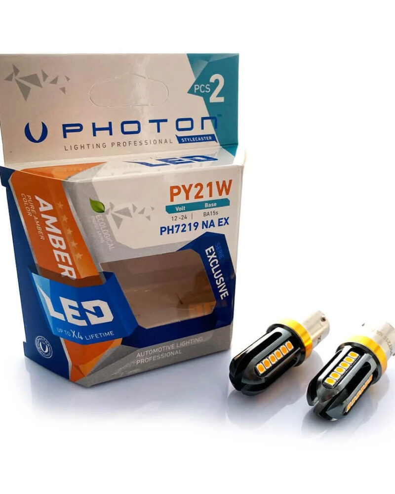 gunduz-led - Photon P21W Amber (Turuncu) Exclusive Serisi Ph7219 Na Ex
