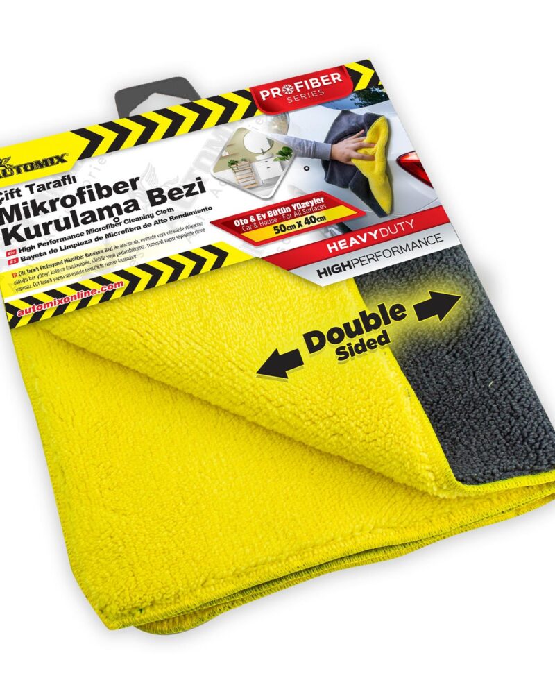 mikrofiber bez - Automix Çift Taraflı Mikrofiber PARLATMA Bezi