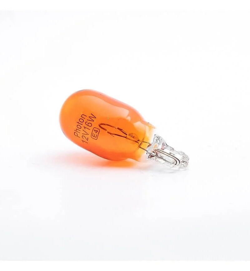 araç ampulü - Photon 12V 16W T15 Tip Dipsiz Ampul Turuncu / 1 Adet