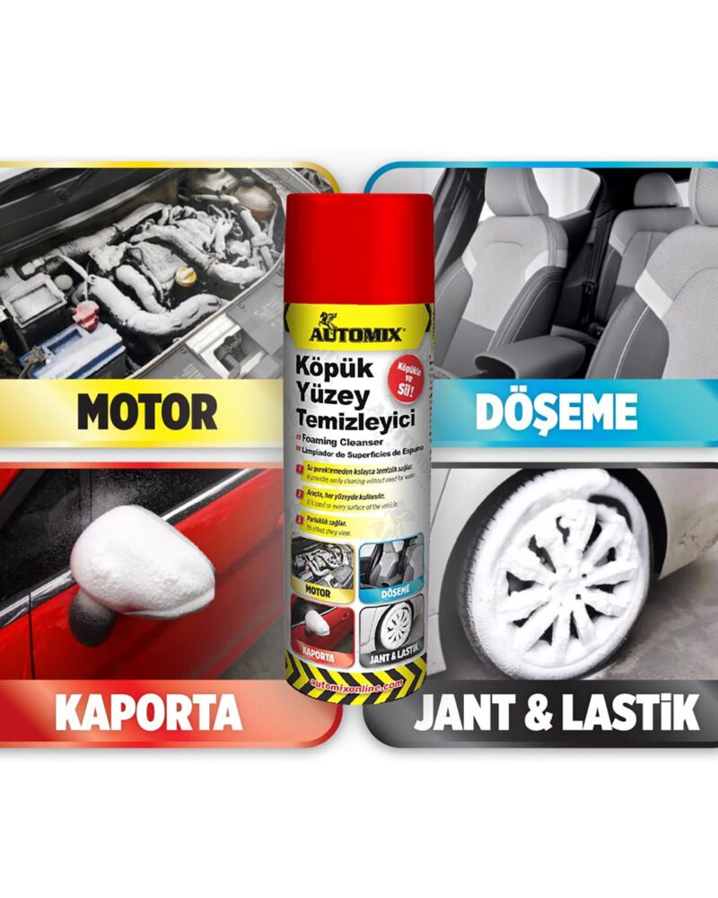 uncategorized - Automix Köpük Yüzey Temizleyici