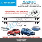 direksiyon kılıfı - Leader Profesyonel Ara Atkı Tavana Yapışık Pençe 128.5Cm