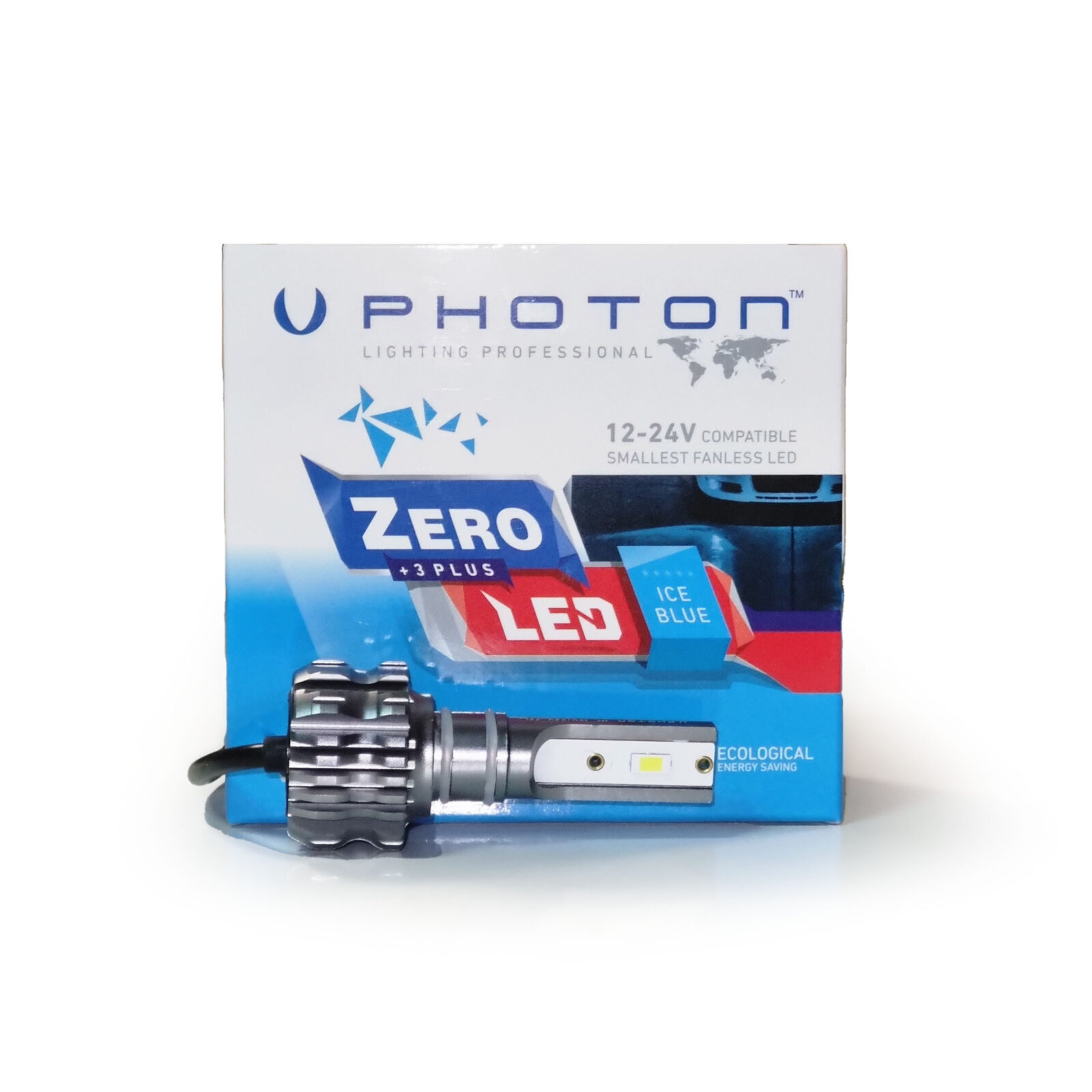 direksiyon kılıfı - Photon Zero H27 +3 Plus Fansız Led - Buz Mavi