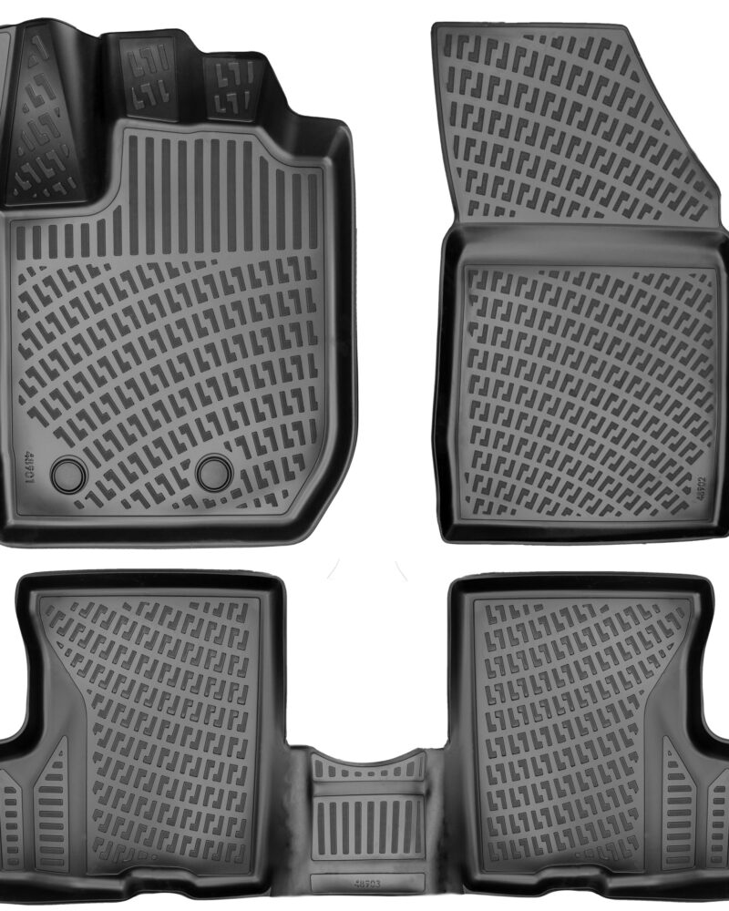 oto paspas - Rizline Dacia Duster 4Wd 2023 / 3D Tam Uyumlu Havuzlu Paspas
