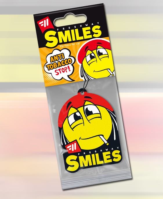 araç kokusu - Fresh Way Dry Smile Kağıt Koku Anti Tobacco
