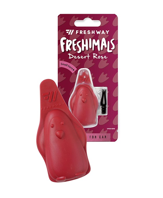 araç kokusu - Freshımals Oto Asma Koku ( Hayvan Şekilli ) Çöl Gülü