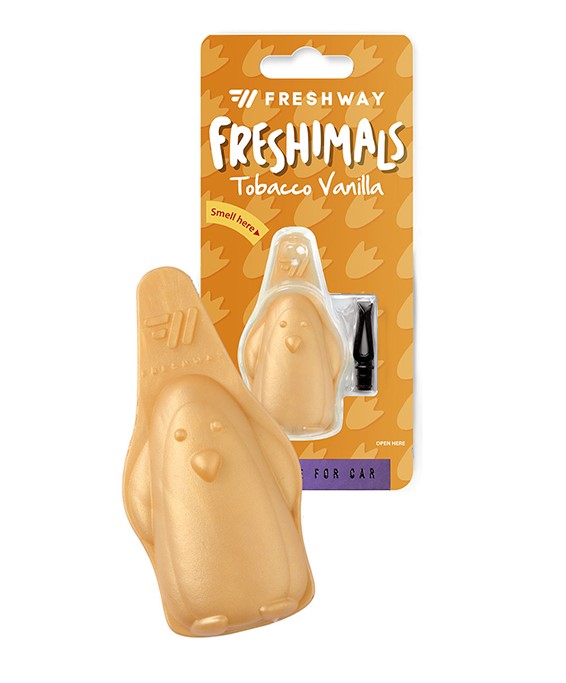 araç kokusu - Freshımals Koku ( Hayvan Şekilli ) Tobacco Vanilla