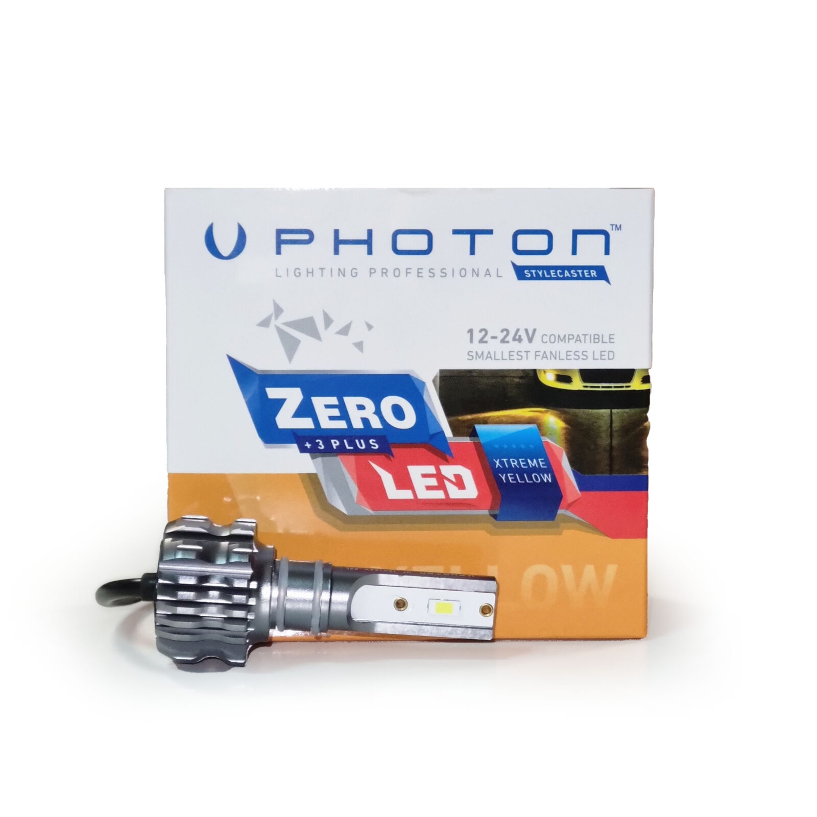 direksiyon kılıfı - Photon Zero Sarı H1 +3 Plus Fansız Led 12-24V