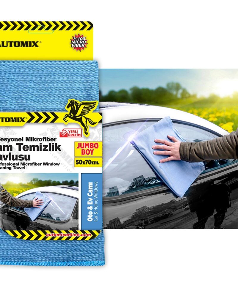 Mikrofiber-bez - Automix Cam Temizlik Havlusu Bezi 50X50 Cm | OTOPIST