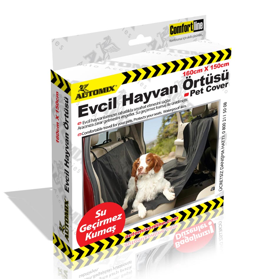 Evcil-hayvan-ortusu - Automix Su Geçirmez Evcil Hayvan Örtüsü 160X150 Cm | OTOPIST