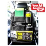 koltuk-arkasi-organizer - Automix Süet Organizer Siyah 45X66 CM / 1 Adet