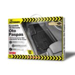 oto paspas - Automix Kesilebilir Siyah 3D Havuzlu Paspas