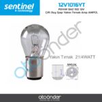 araç ampulü - Sentinel P21/4W Baz 15D 12V Çift Duy Şaşı Yakın Tırnak Ampul