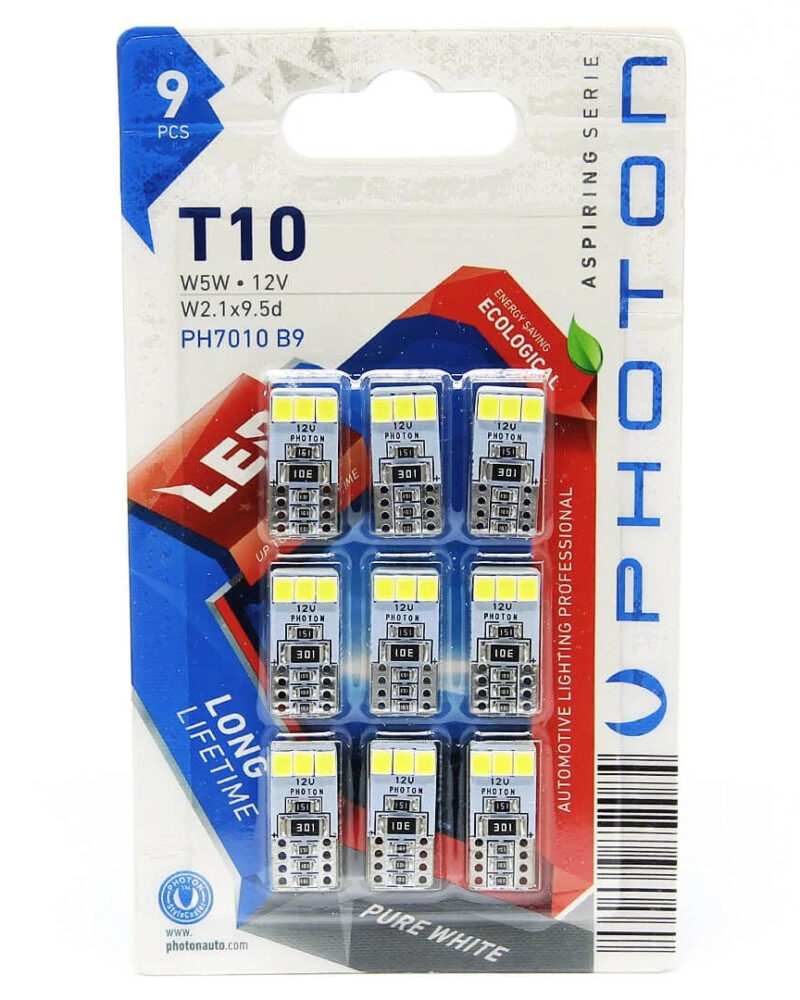 park-led - Photon T10 Beyaz Led - 6 Led Park-Aydınlatma Ampulü 7010 B9
