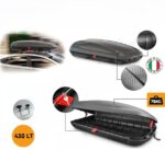 port-bagaj - Combi Box 430 Lt Carbon (175X83X35) Made In Italy