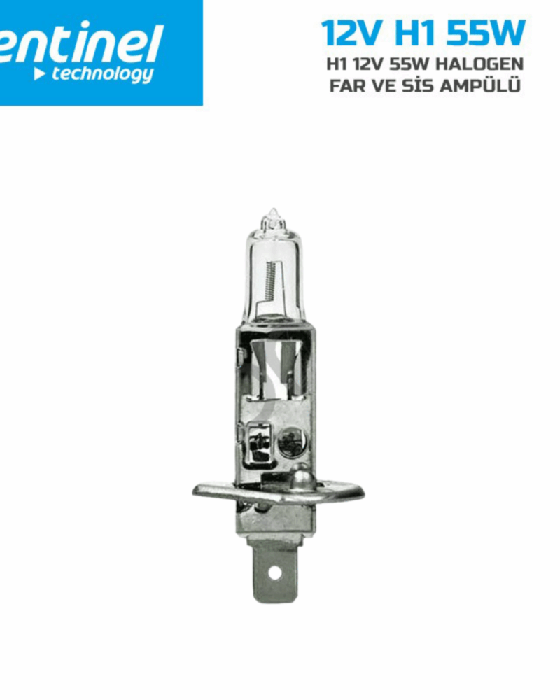 araç ampulü - Sentinel H1 55W Halojen Far Ampulü