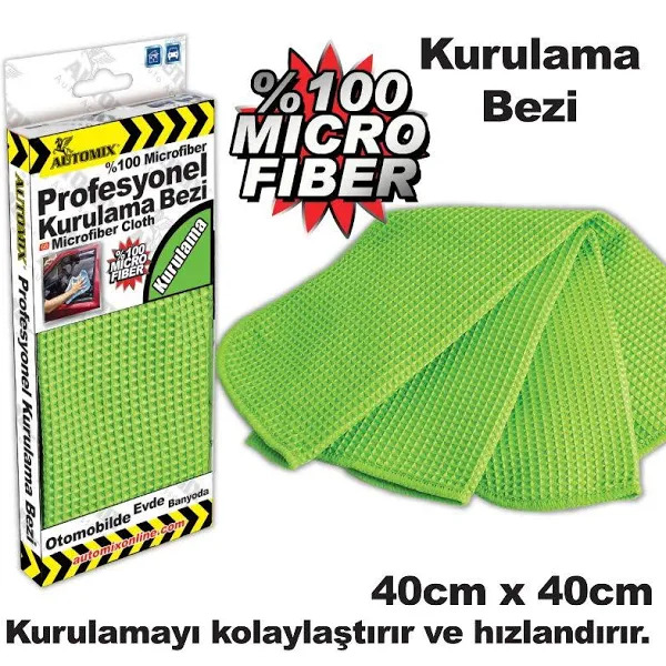 Mikrofiber-bez - Automix 3D Mikrofiber Kurulama Bezi | OTOPIST