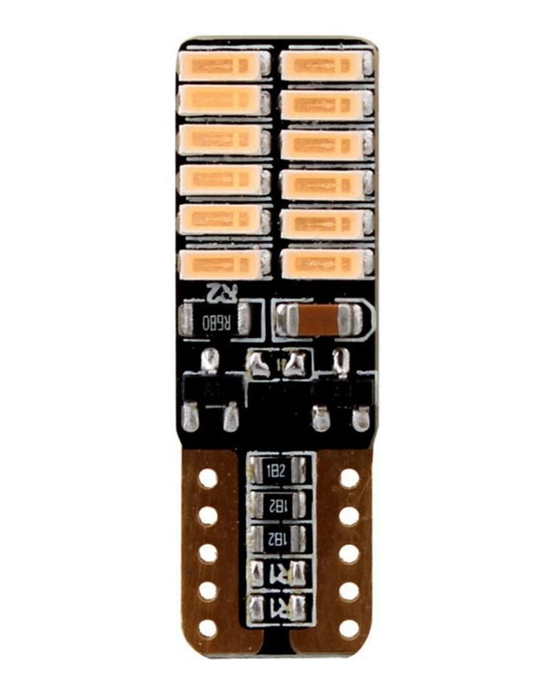 park-led - T10 Dipsiz Smd Park Ampulü 24 Ledli Turuncu